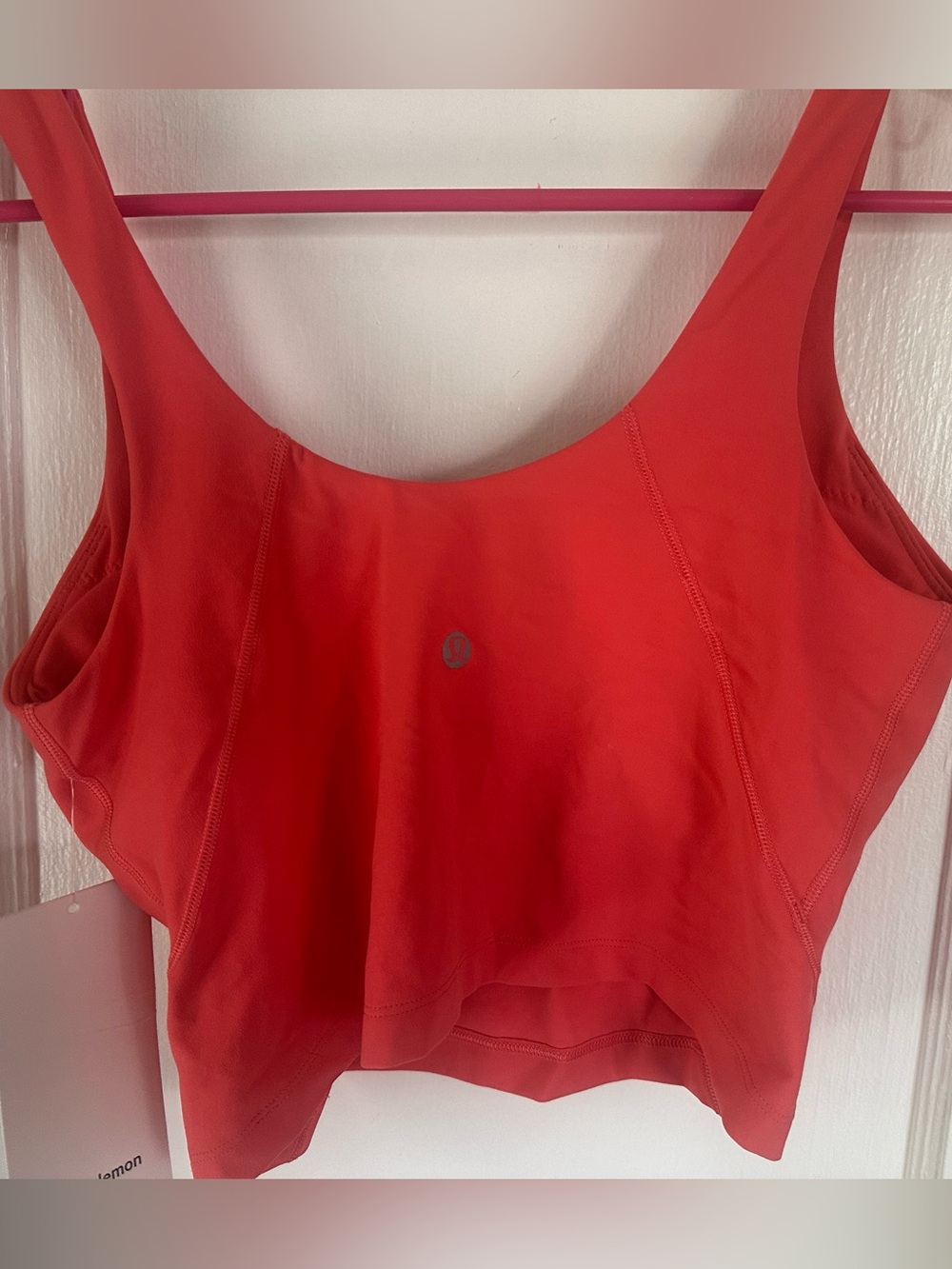 lululemon Align Pale Raspberry Crop Tank - Picture 4 of 4